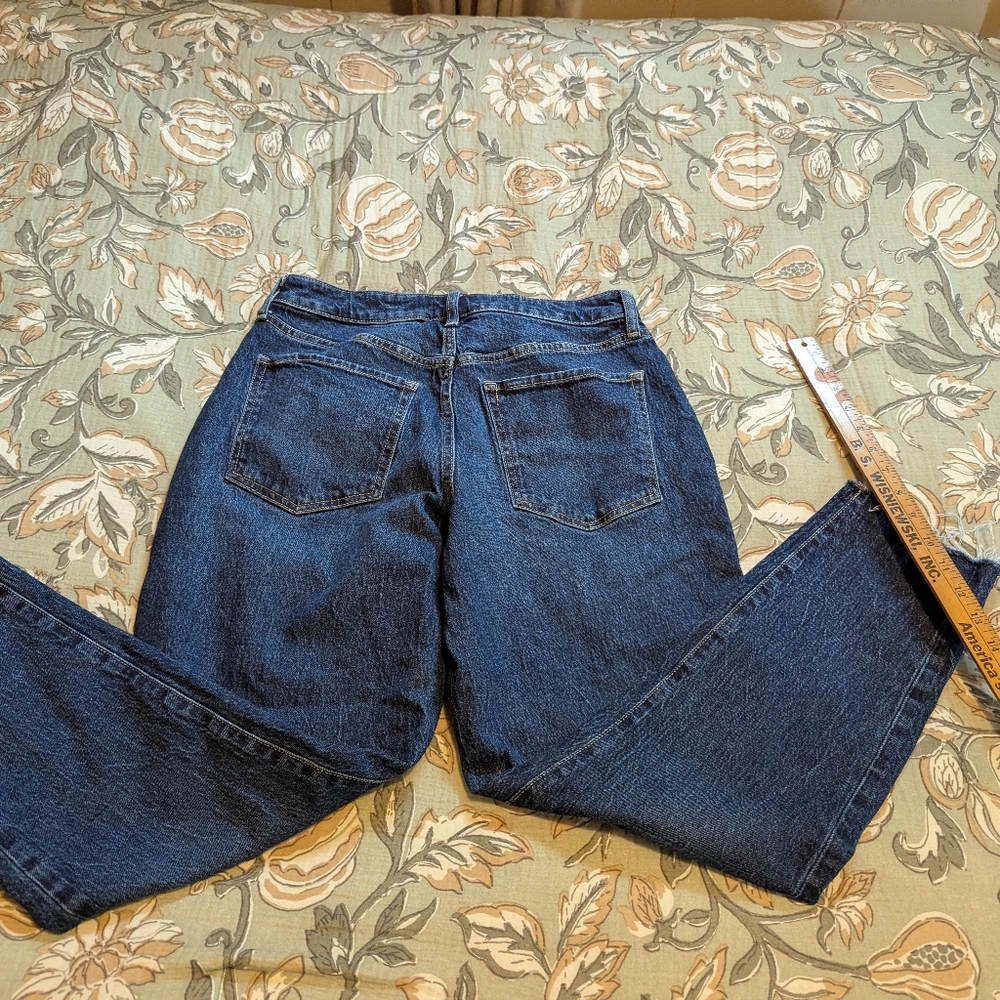 high rise curvy straight button fly jeans Old Navy - Picture 8 of 8